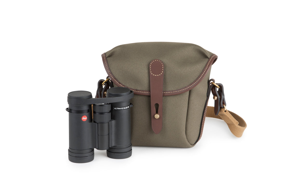 BILLINGHAM GALBIN 8 SAGE CHOCOLAT FIBRENYTE POCHETTE JUMELLES
